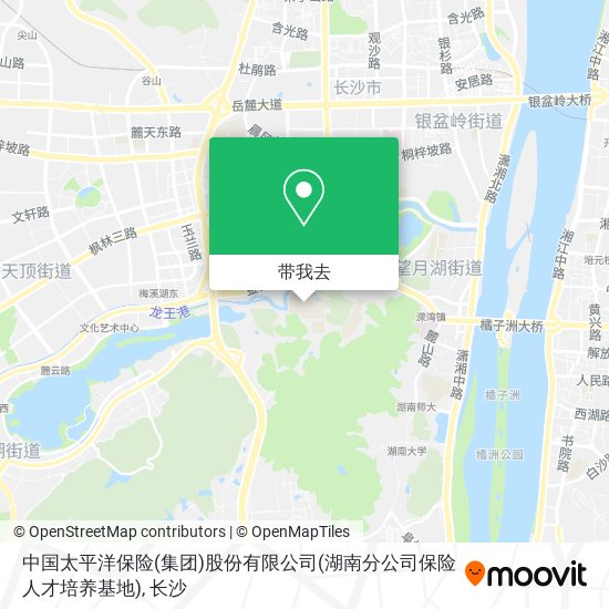 中国太平洋保险(集团)股份有限公司(湖南分公司保险人才培养基地)地图