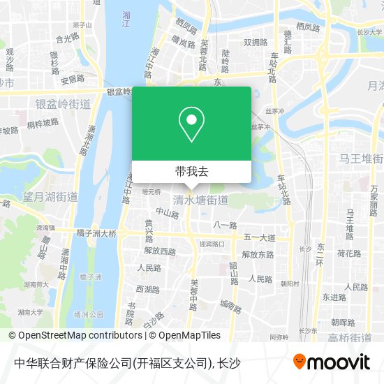 中华联合财产保险公司(开福区支公司)地图