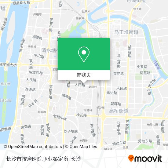 长沙市按摩医院职业鉴定所地图