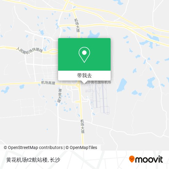 黄花机场t2航站楼地图