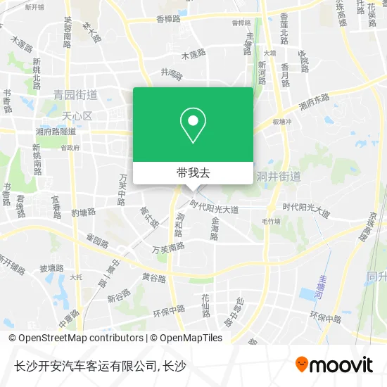 长沙开安汽车客运有限公司地图