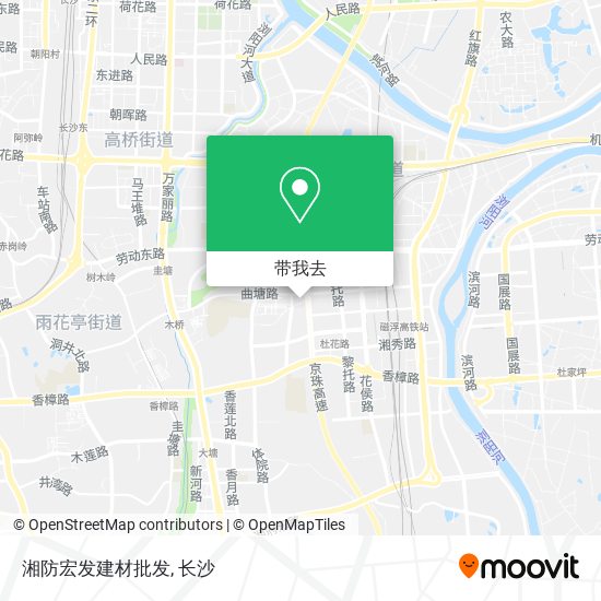 湘防宏发建材批发地图