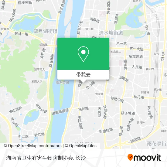 湖南省卫生有害生物防制协会地图