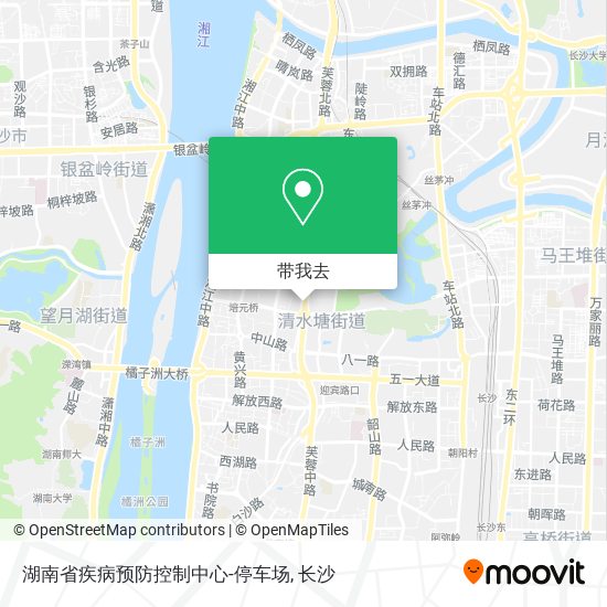 湖南省疾病预防控制中心-停车场地图
