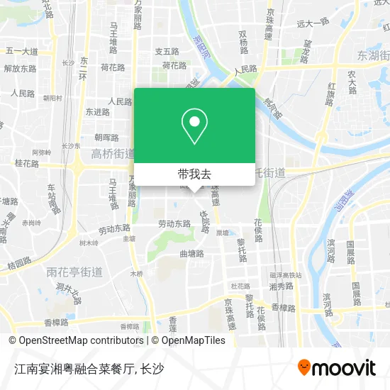 江南宴湘粤融合菜餐厅地图