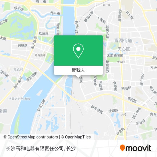 长沙高和电器有限责任公司地图