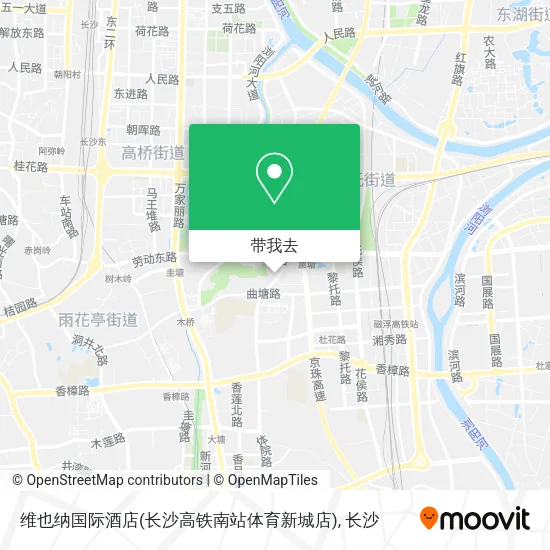 维也纳国际酒店(长沙高铁南站体育新城店)地图