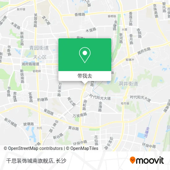 千思装饰城南旗舰店地图