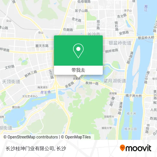 长沙桂坤门业有限公司地图