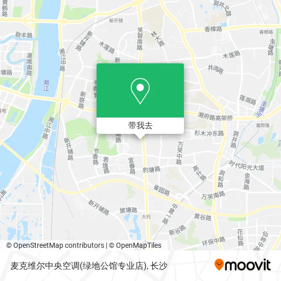 麦克维尔中央空调(绿地公馆专业店)地图