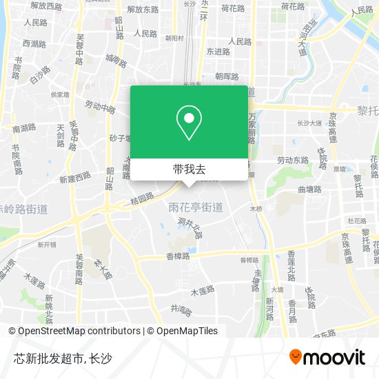 芯新批发超市地图