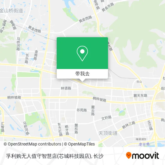 孚利购无人值守智慧店(芯城科技园店)地图