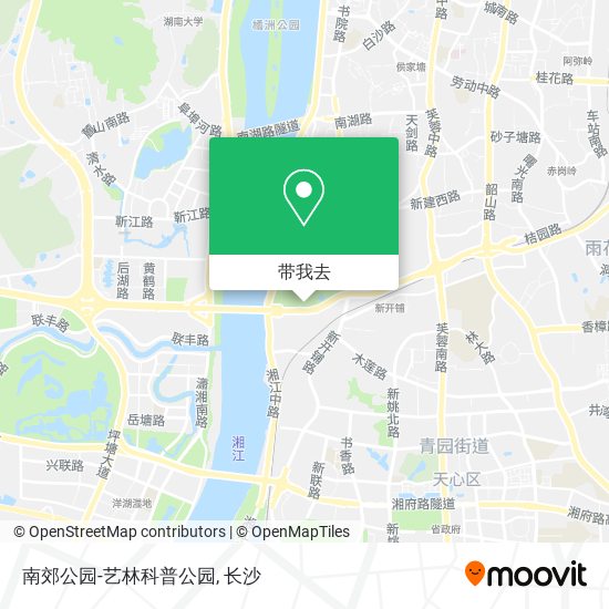 南郊公园-艺林科普公园地图