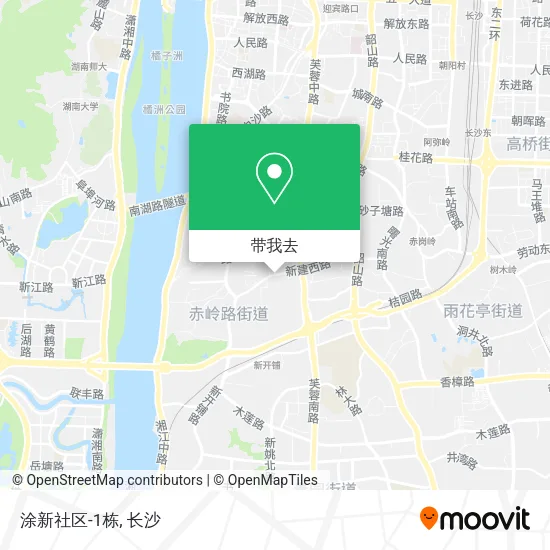 涂新社区-1栋地图