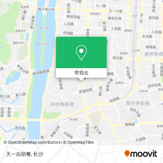 天一自助餐地图