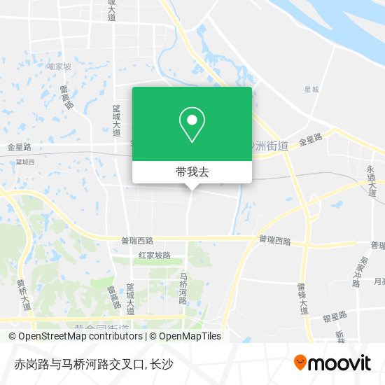 赤岗路与马桥河路交叉口地图