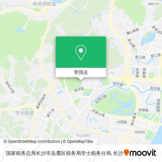 国家税务总局长沙市岳麓区税务局学士税务分局地图