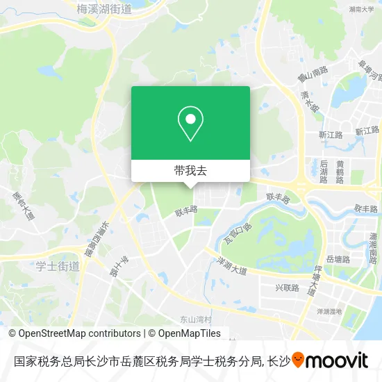国家税务总局长沙市岳麓区税务局学士税务分局地图