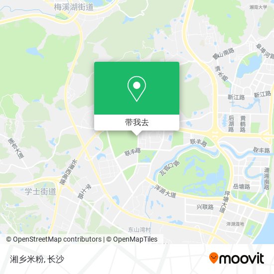 湘乡米粉地图