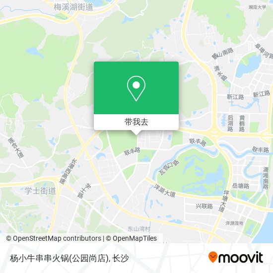 杨小牛串串火锅(公园尚店)地图