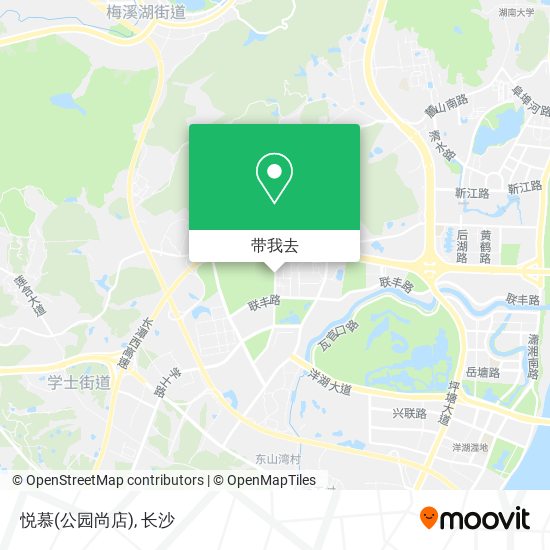 悦慕(公园尚店)地图