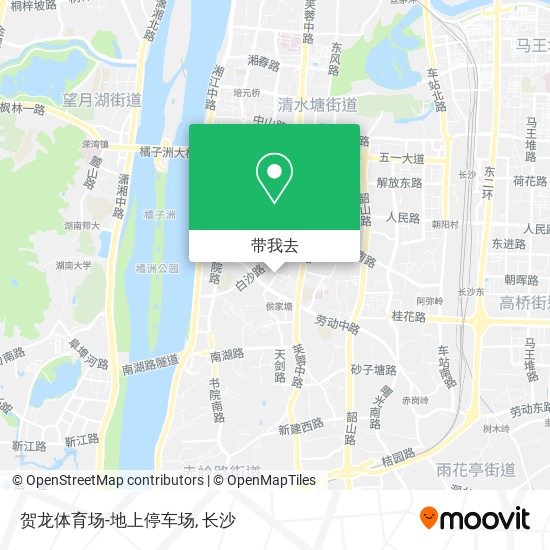贺龙体育场-地上停车场地图