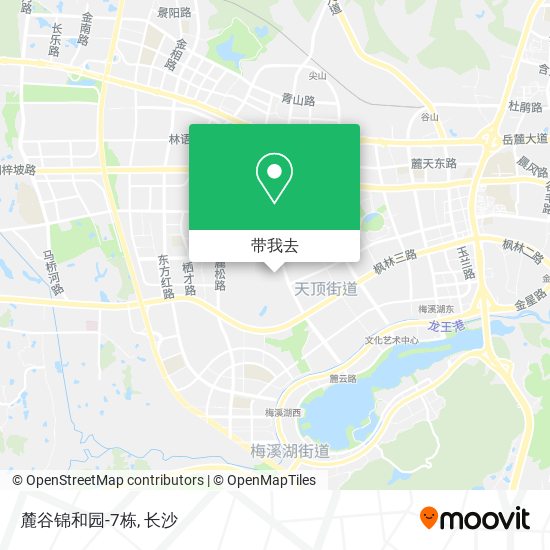 麓谷锦和园-7栋地图