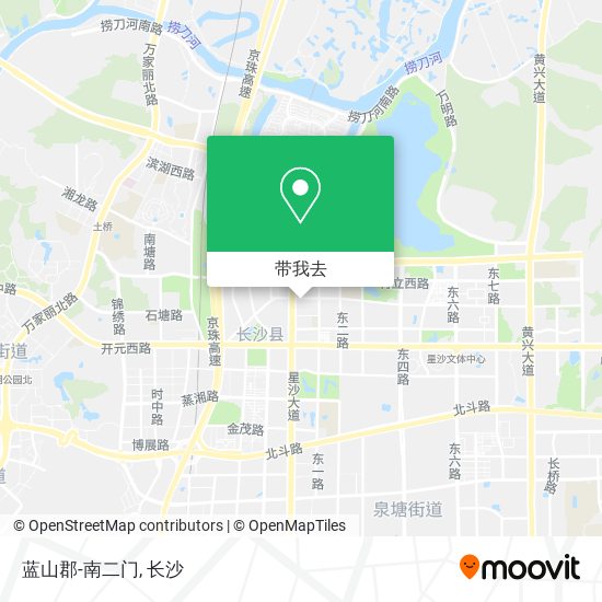 蓝山郡-南二门地图