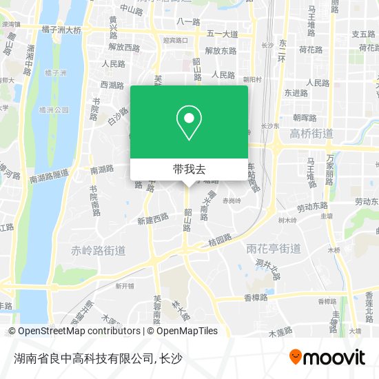 湖南省良中高科技有限公司地图