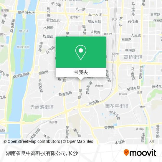 湖南省良中高科技有限公司地图