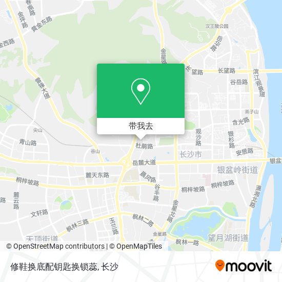 修鞋换底配钥匙换锁蕊地图