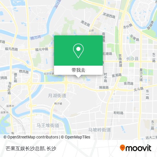 芒果互娱长沙总部地图
