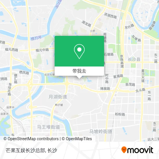 芒果互娱长沙总部地图
