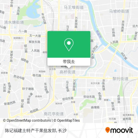 陈记福建土特产干果批发部地图