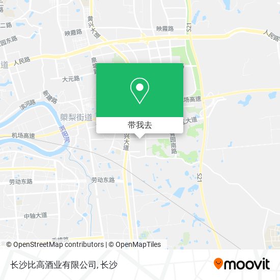 长沙比高酒业有限公司地图