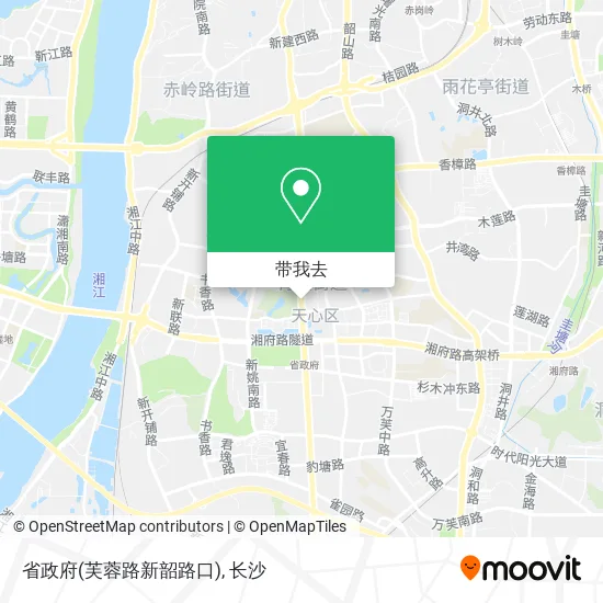 省政府(芙蓉路新韶路口)地图