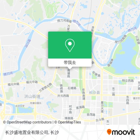 长沙盛地置业有限公司地图