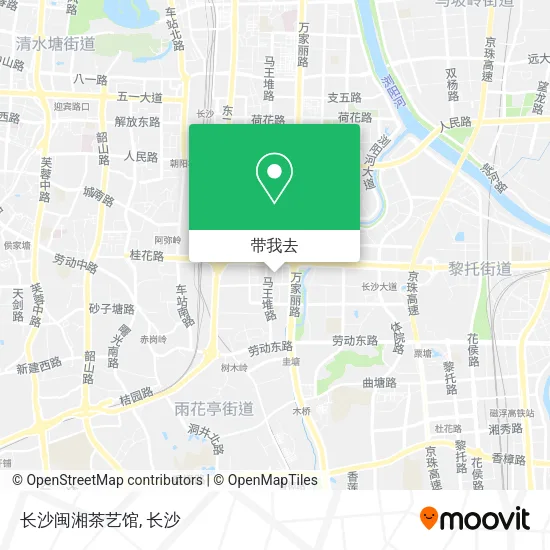 长沙闽湘茶艺馆地图