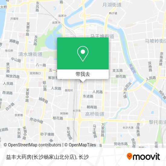 益丰大药房(长沙杨家山北分店)地图