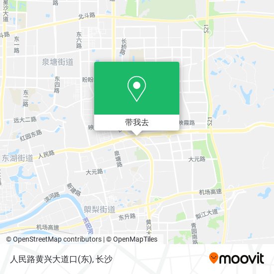 人民路黄兴大道口(东)地图
