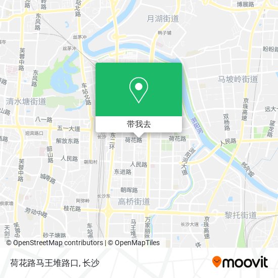 荷花路马王堆路口地图