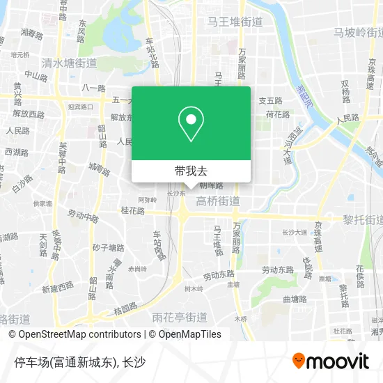 停车场(富通新城东)地图