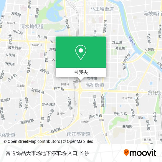 富通饰品大市场地下停车场-入口地图