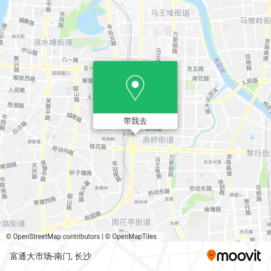 富通大市场-南门地图