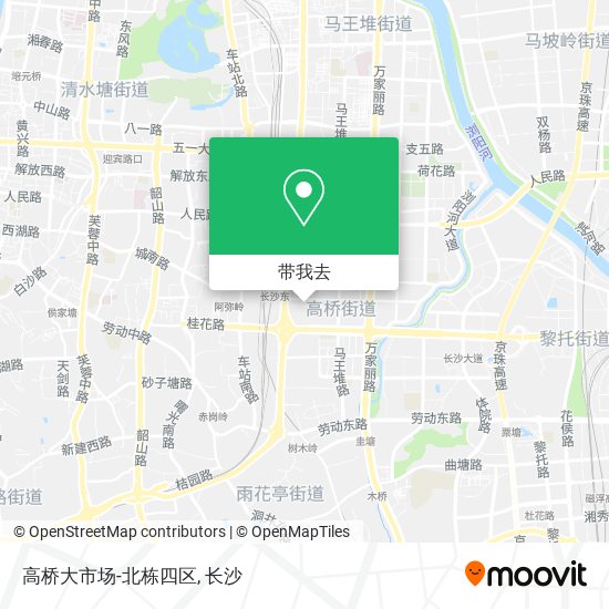 高桥大市场-北栋四区地图