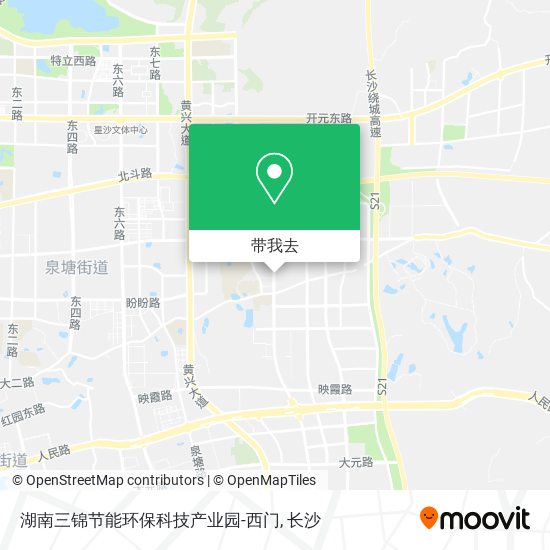 湖南三锦节能环保科技产业园-西门地图