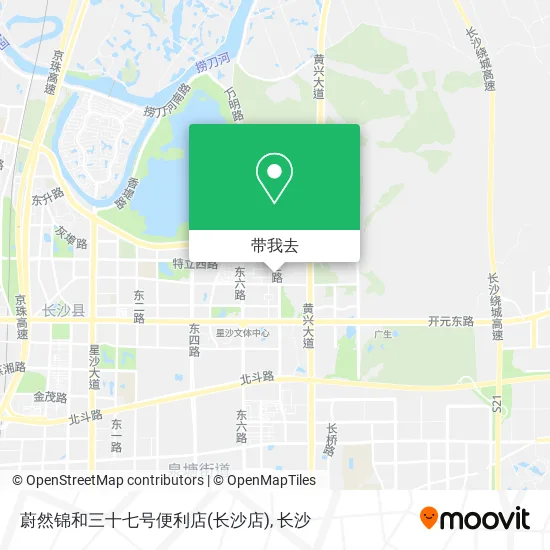 蔚然锦和三十七号便利店(长沙店)地图