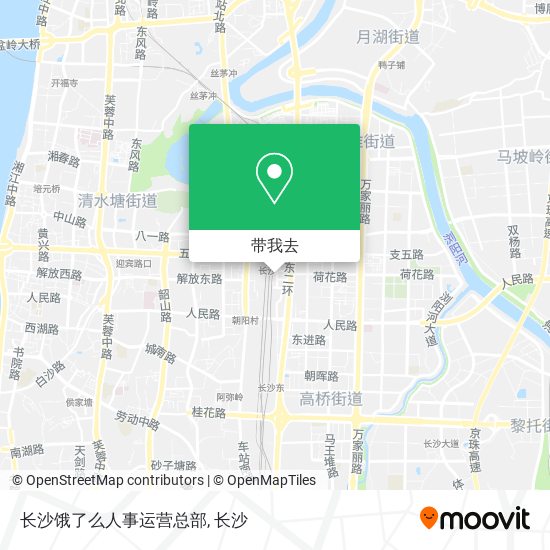 长沙饿了么人事运营总部地图