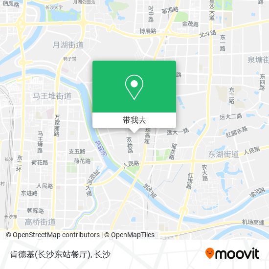 肯德基(长沙东站餐厅)地图