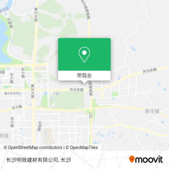长沙明致建材有限公司地图